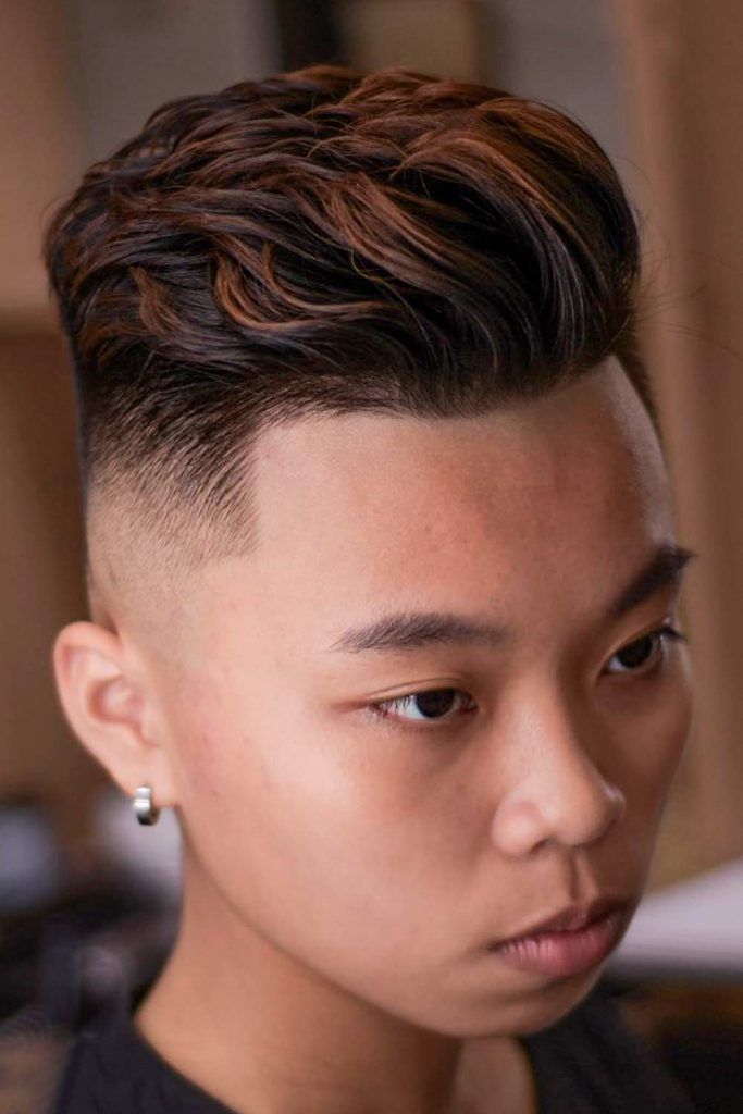 Disconnected Undercut And Brushed Back Top  The Disconnected Korean Men Haircut #koreanhair #koreanhairmen #koreanmenhair