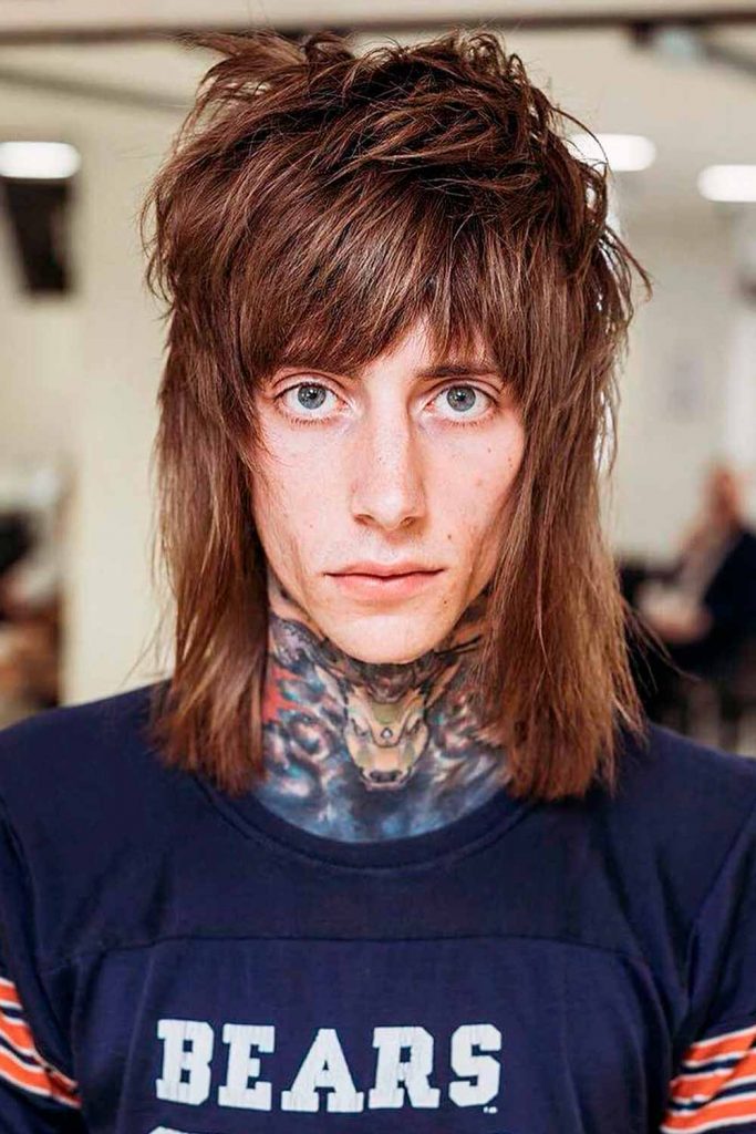 Long Layered Mullet #longhairstylesformen #menslonghairstyles #longhairmen #menwithlonghair