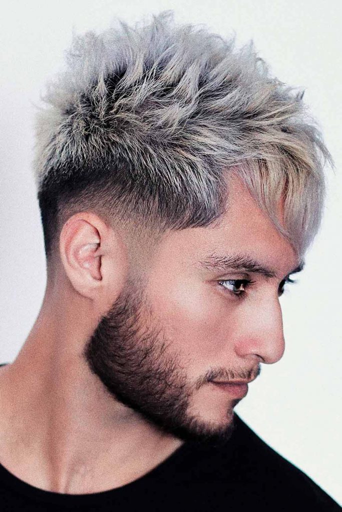 Spiky Hair On Top #lowfade #lowfadehaircut