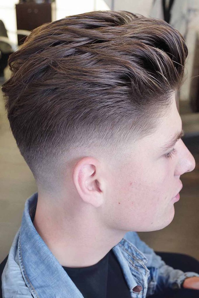 Brushed Back Top Haircut #lowfadehaircut #lowfade #fadehaircut #fade