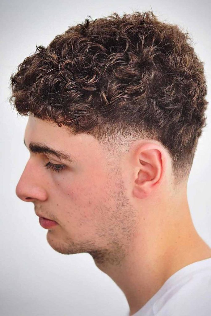 Low Faded Cut with Messy Curls #lowtaperfade #taperfade #lowtaper #lowfade