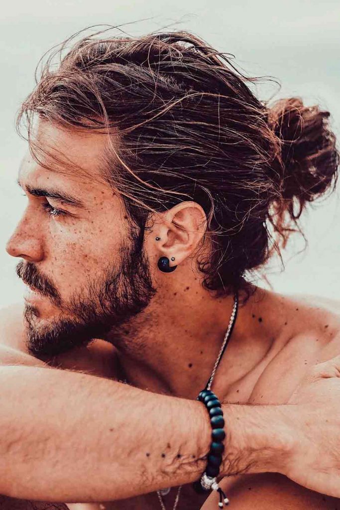 Messy Man Bun #manbun #menbun #mansbun 