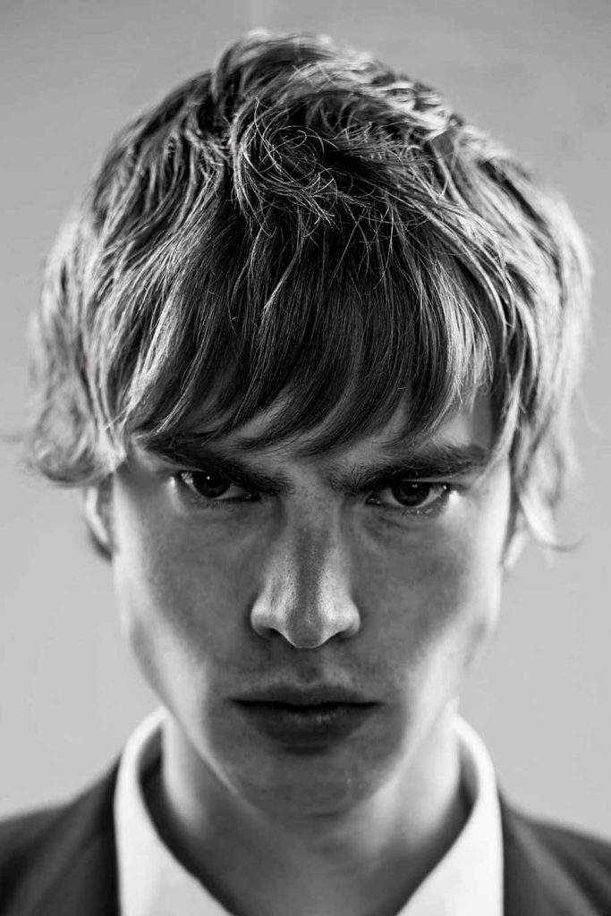 Layered Caesar Hair Cut #mediumhairmen #mediumhaircutsformen #mensmediumhairstyles #mediumlengthhairstylesformen