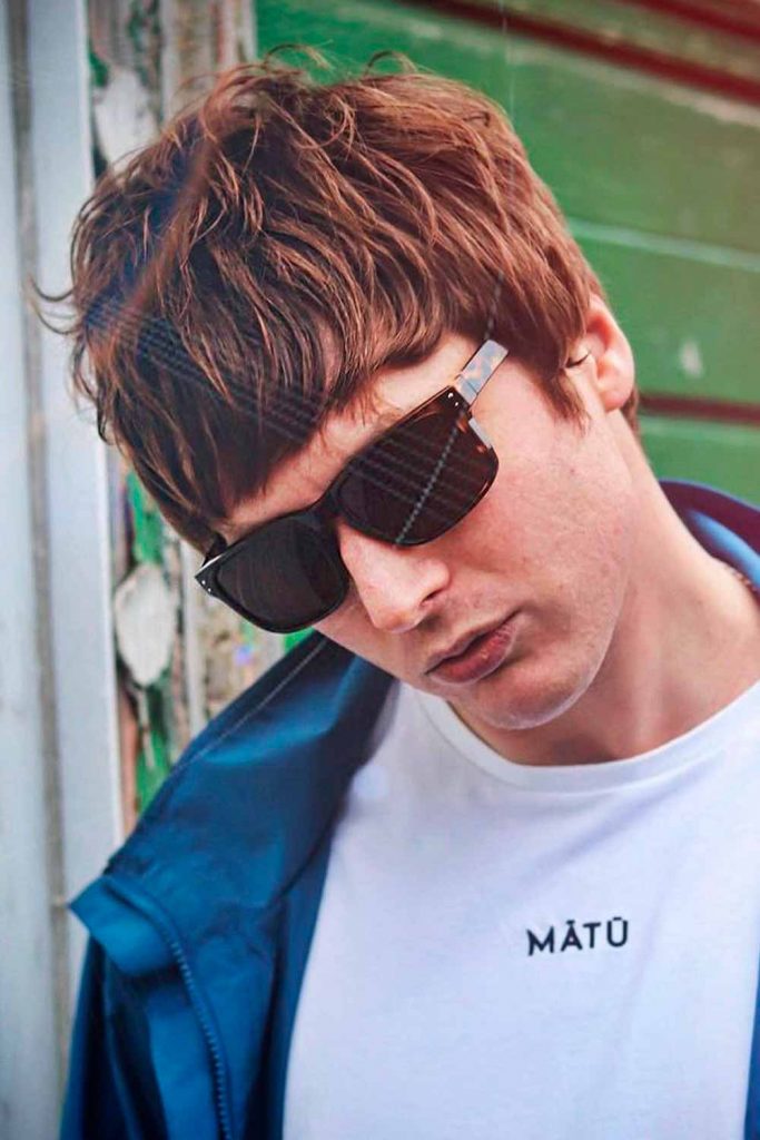 Layered Caesar Cut #mediumhairmen #mediumhaircutsformen #mensmediumhairstyles #mediumlengthhairstylesformen