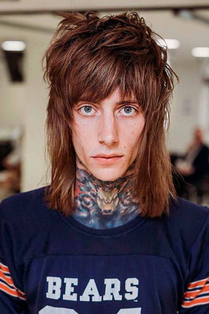 Layered Mullet #mediumhairmen #mediumhaircutsformen #mensmediumhairstyles #mediumlengthhairstylesformen