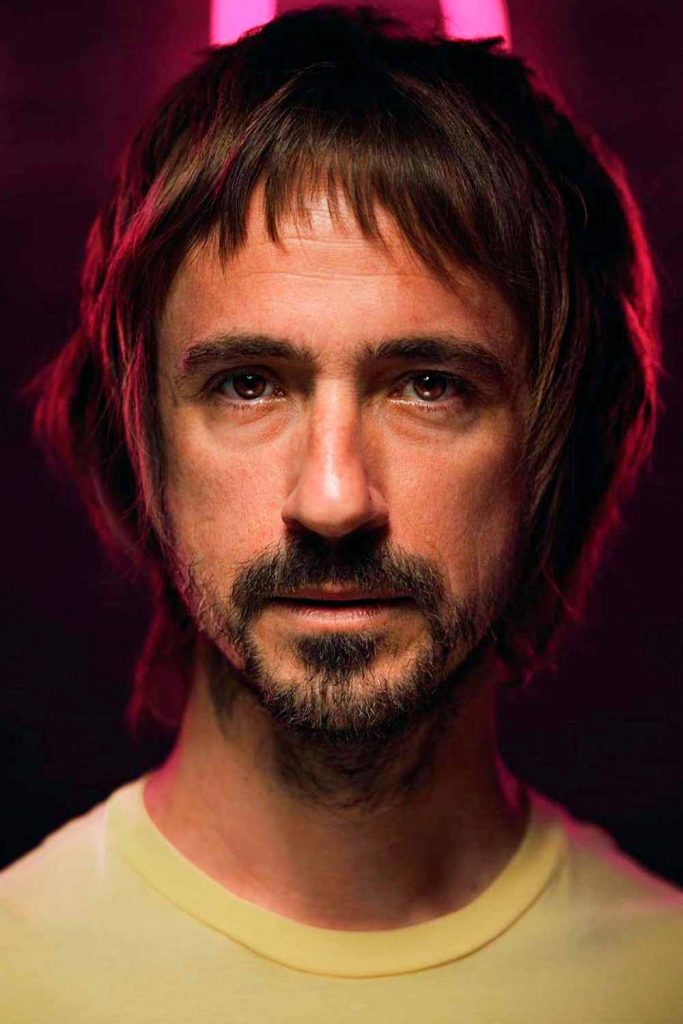 Baby Bang & Layered Length #mediumhairmen #mediumhaircutsformen #mensmediumhairstyles #mediumlengthhairstylesformen