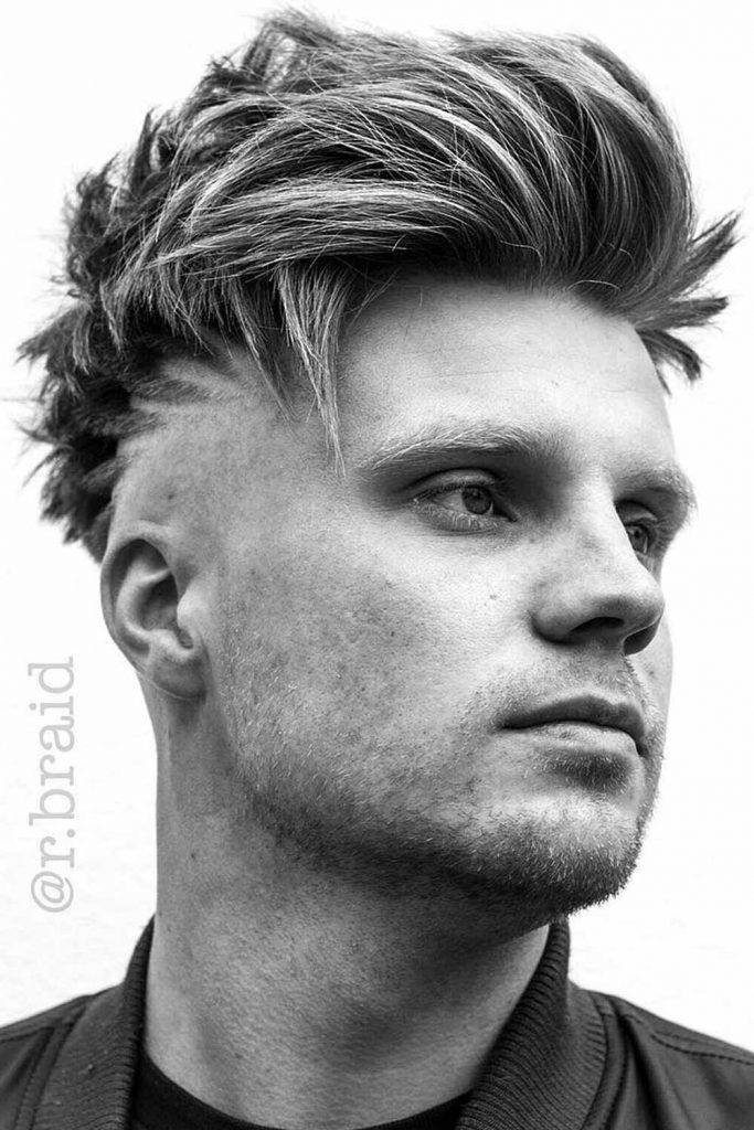Wild & Spiky #mediumlengthhairstylesformen #mensmediumhairstyles #mensmediumlengthhair #mediumhairmen