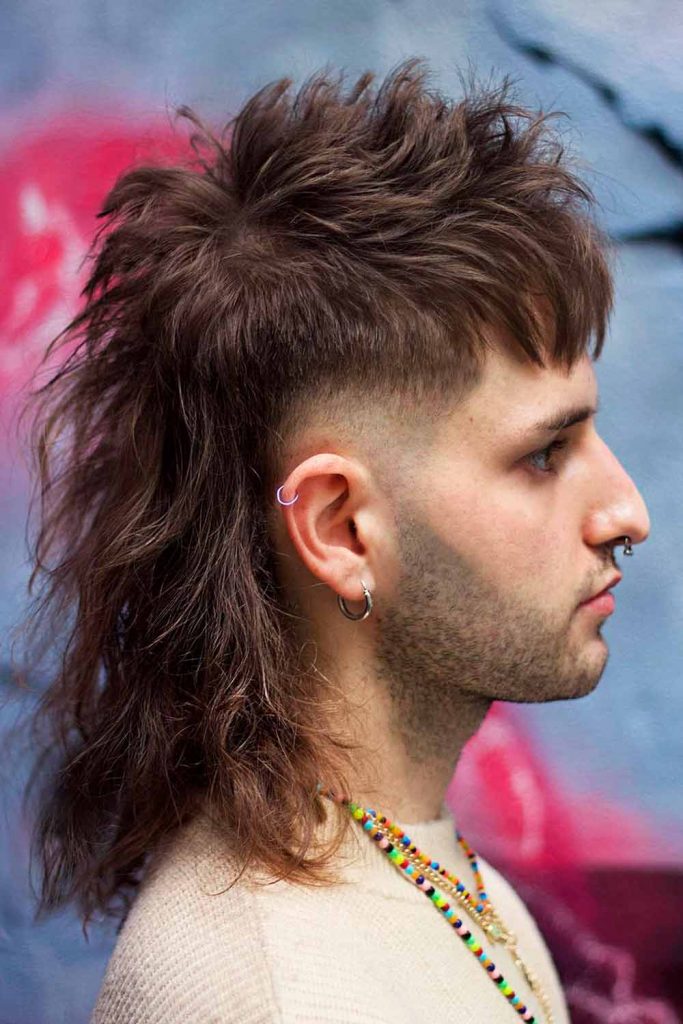 Shag Mullet Fade #longhairstylesformen #menslonghairstyles #longhairmen