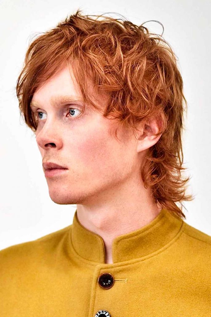 Modern Mullet Mens Medium Hairstyles #mensmediumhaircuts #mediumlengthhairstylesformen #mensmediumhairstyles