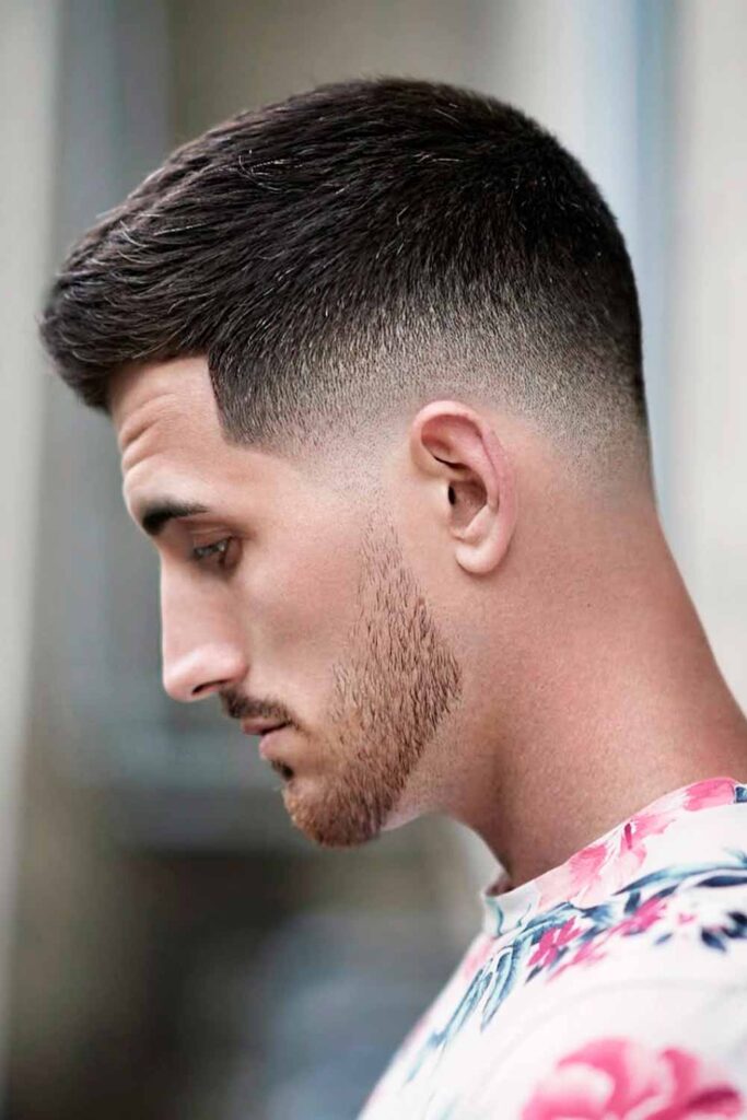 Mid Fade Short Hair