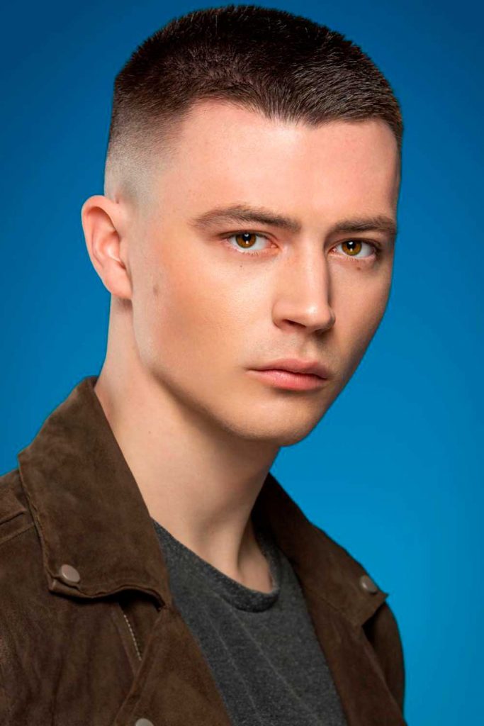 Spiky Top And Neat Sides #militaryhaircut #shorthaircuts #militaryhaircutsmen