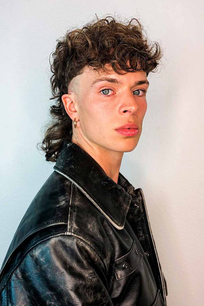 Undercut Mullet #modernmullet #mullethaircut #mulletmen #mensmullet #mulletformen