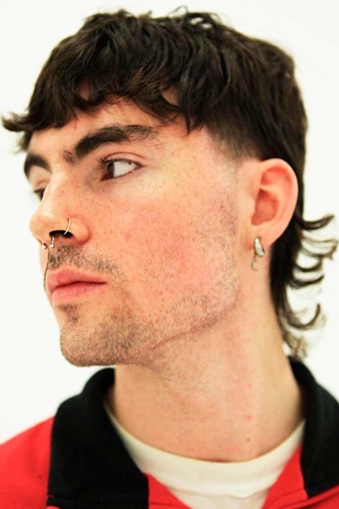 Medium Length Mullet for Men #mullet #mullethaircut #mulletmen #mensmullet