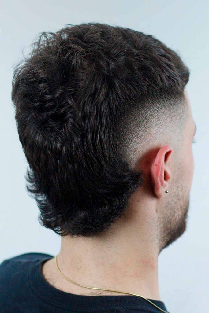 Low Fade Mullet #mullet #mullethaircut #mullethair #mensmullet