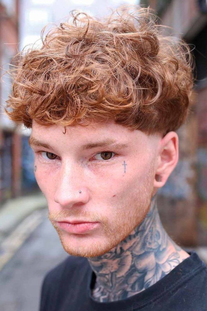 Curly Bowl #curlyhairmen #shortcurlyhairstyles #curlyhairstylesformen