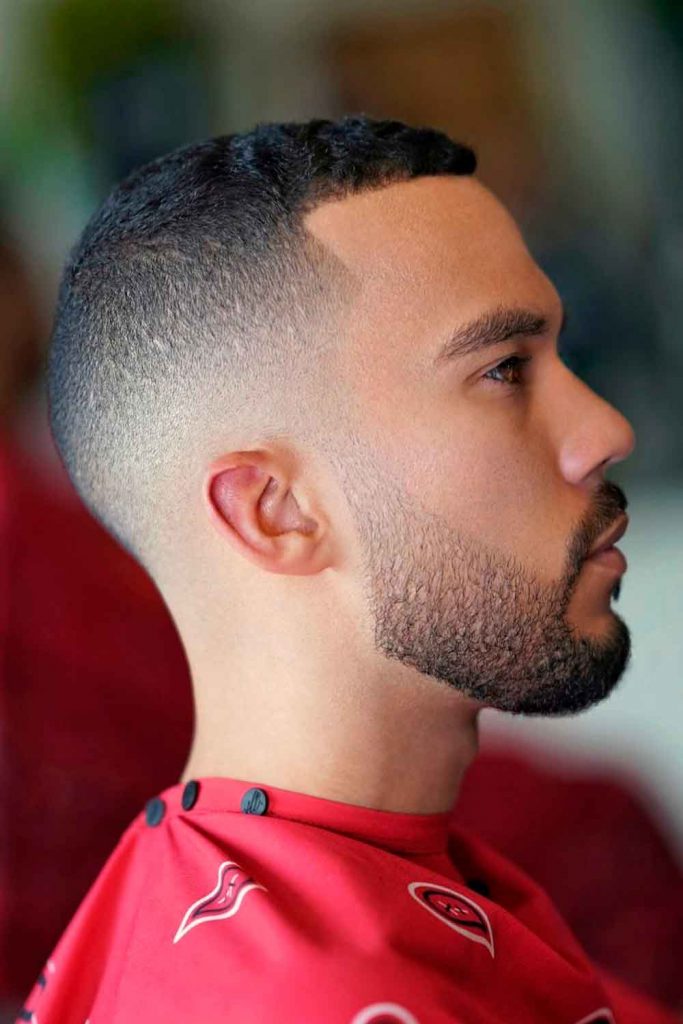 Curly Buzz Cut #curlyhairmen #shortcurlyhairstyles #curlyhairstylesformen #menwithcurlyhair