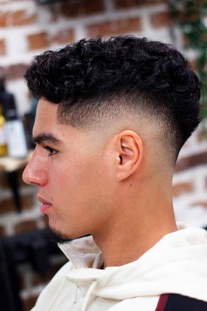 Curly Drop Fade #shortcurlyhairmen #curlyhairmen #shortcurlyhairstyles 