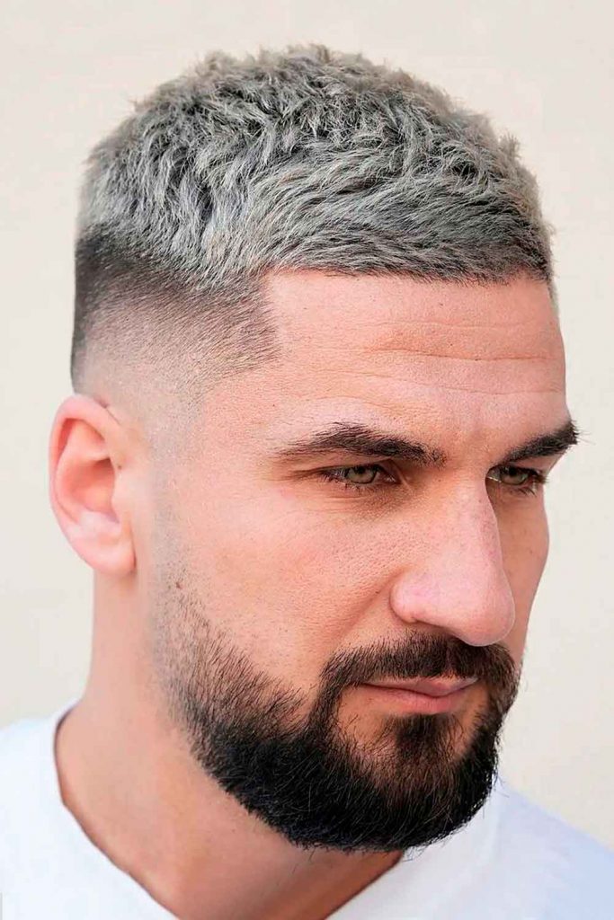High And Tight With Texture  #shorthaircutsformen #shorthairmen #mensshorthaircuts