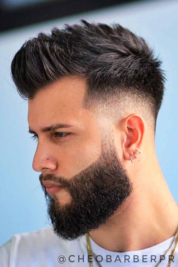 #shorthaircutsformen #shorthairmen #mensshorthaircutsMessy Faux Hawk Haircut