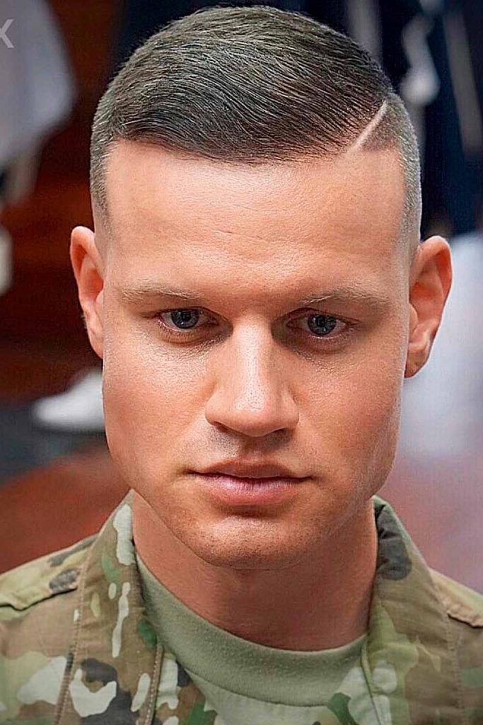 Hard Part Short Military Haircuts #shorthaircutsformen #mensshorthaircuts #shorthairmen