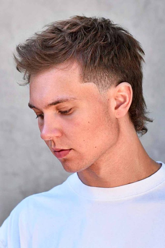 Modern Mullet Fade #shorthaircutsformen #shorthairmen #mensshorthaircuts