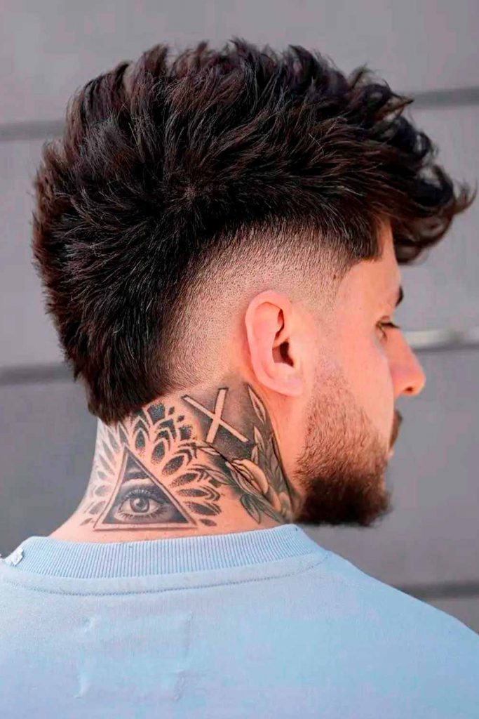 Drop Fade Mohawk #shorthaircutsformen #shorthairmen #mensshorthaircuts