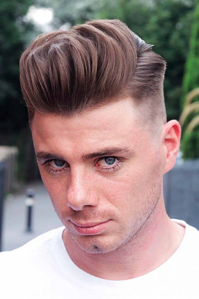 Undercut Fade Haircut Quiff #shorthaircutsformen #mensshorthaircuts #shorthairmen