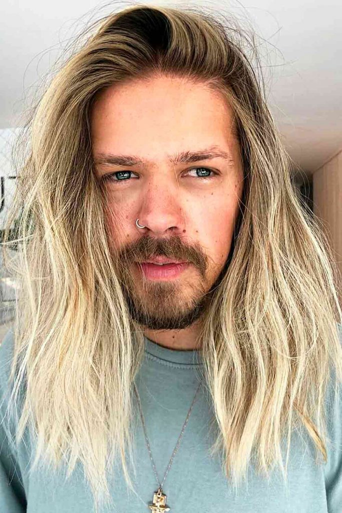 Side Parting For Long Hair #sidepart #sideparthaircut #sidepartmen