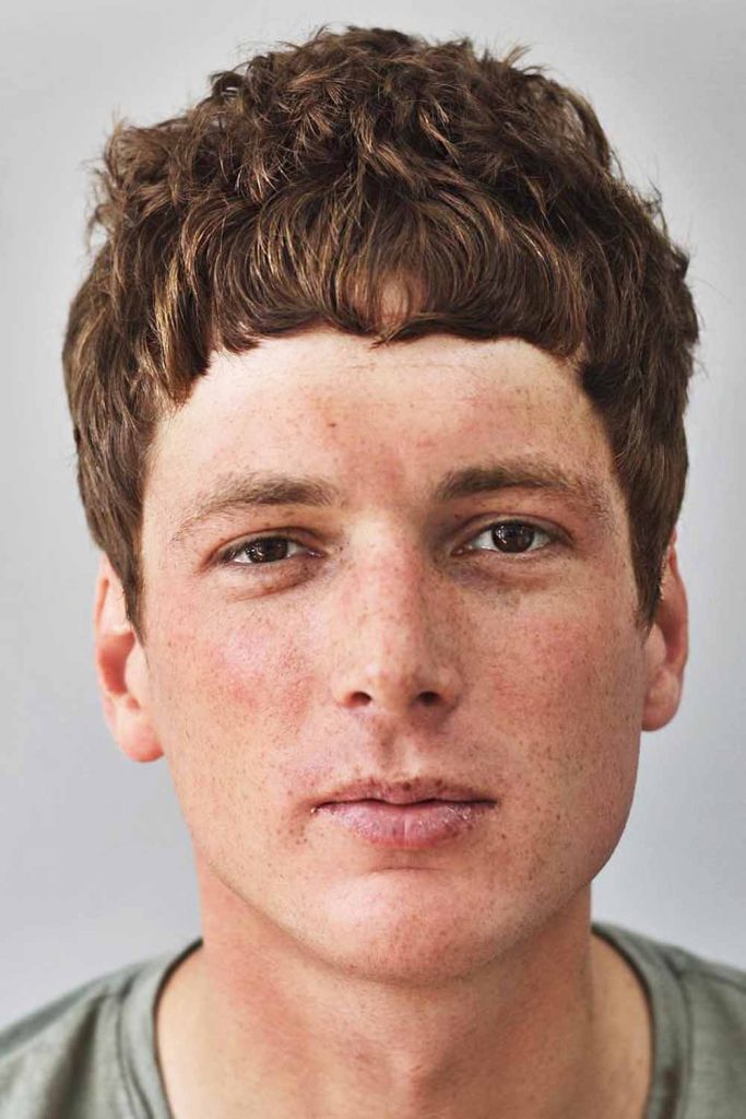 Caesar Haircut #straighthairmen #straighthairstyles