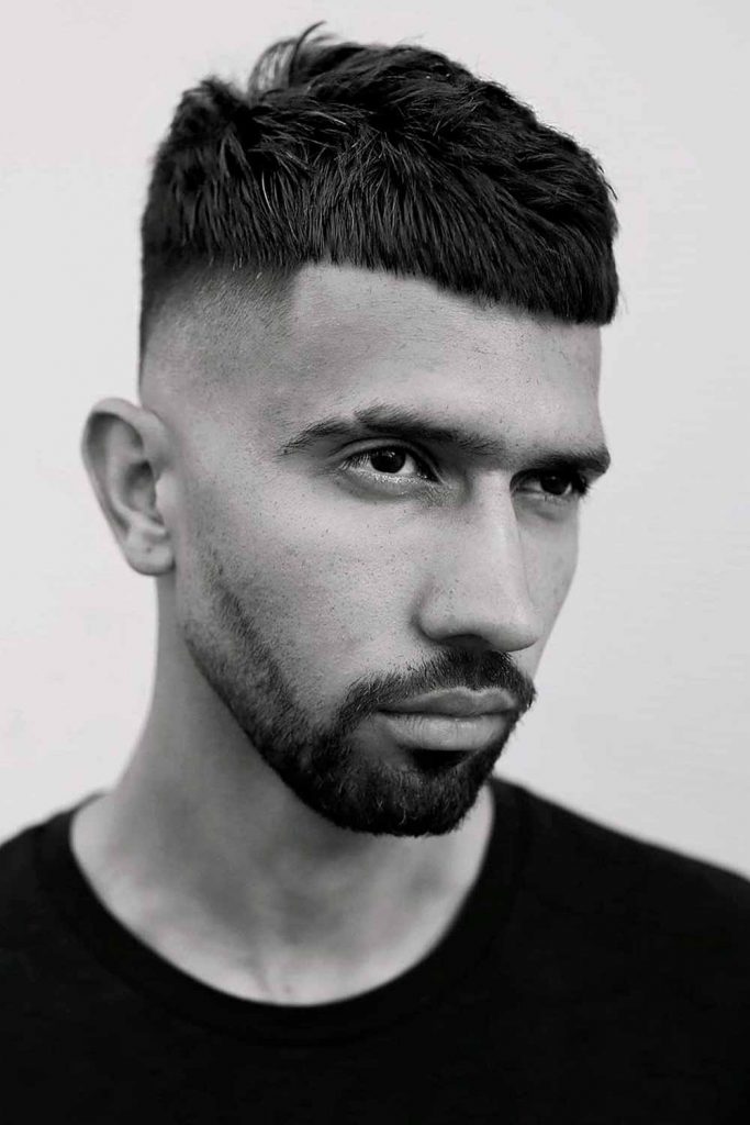 Blunt Fringe With Skin Fade #straighthairmen #menwithstraighthair #straighthairstyles #hairstylesforstraighthairmen