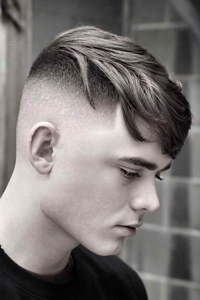 Disconnected Undercut On Straight Hair #straighthairmen #straighthairstyles