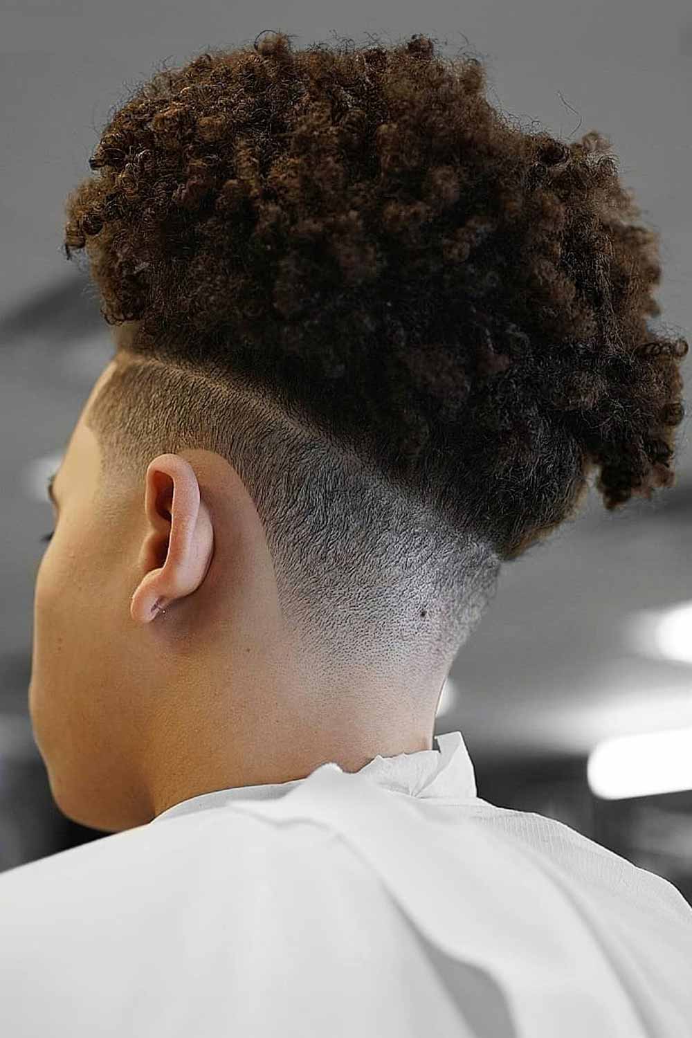 Tapered Undercut #taperfadecurlyhair #taperfade #curlyhair #taper #fade