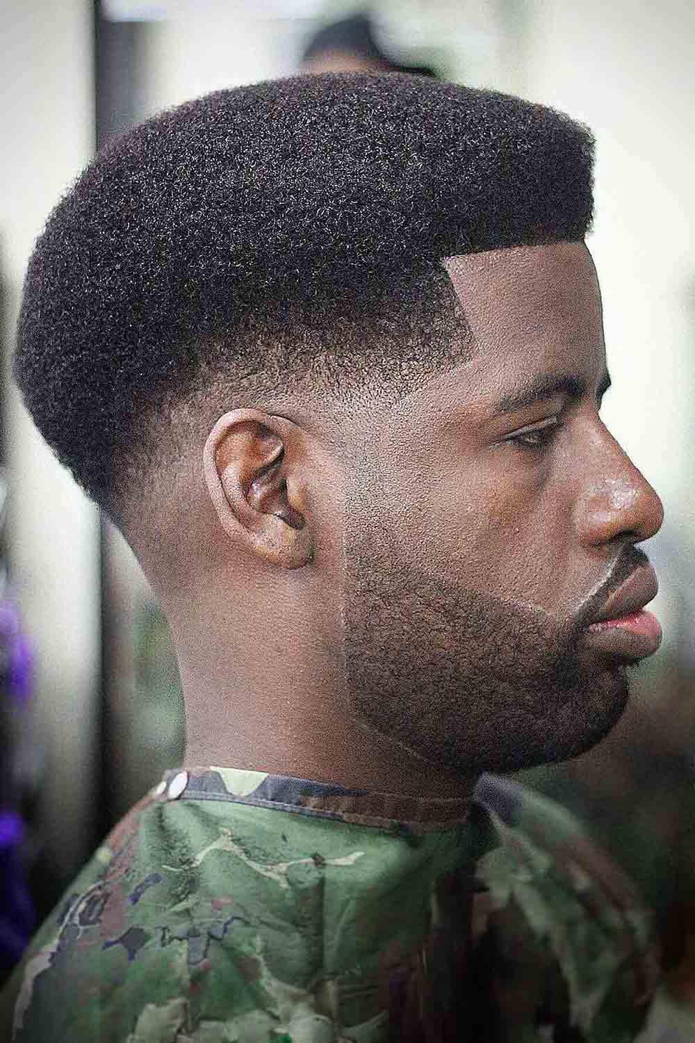 Taper Fade Curly Hair Black Men #taperfadecurlyhair #taperfade #curlyhair #taper #fade