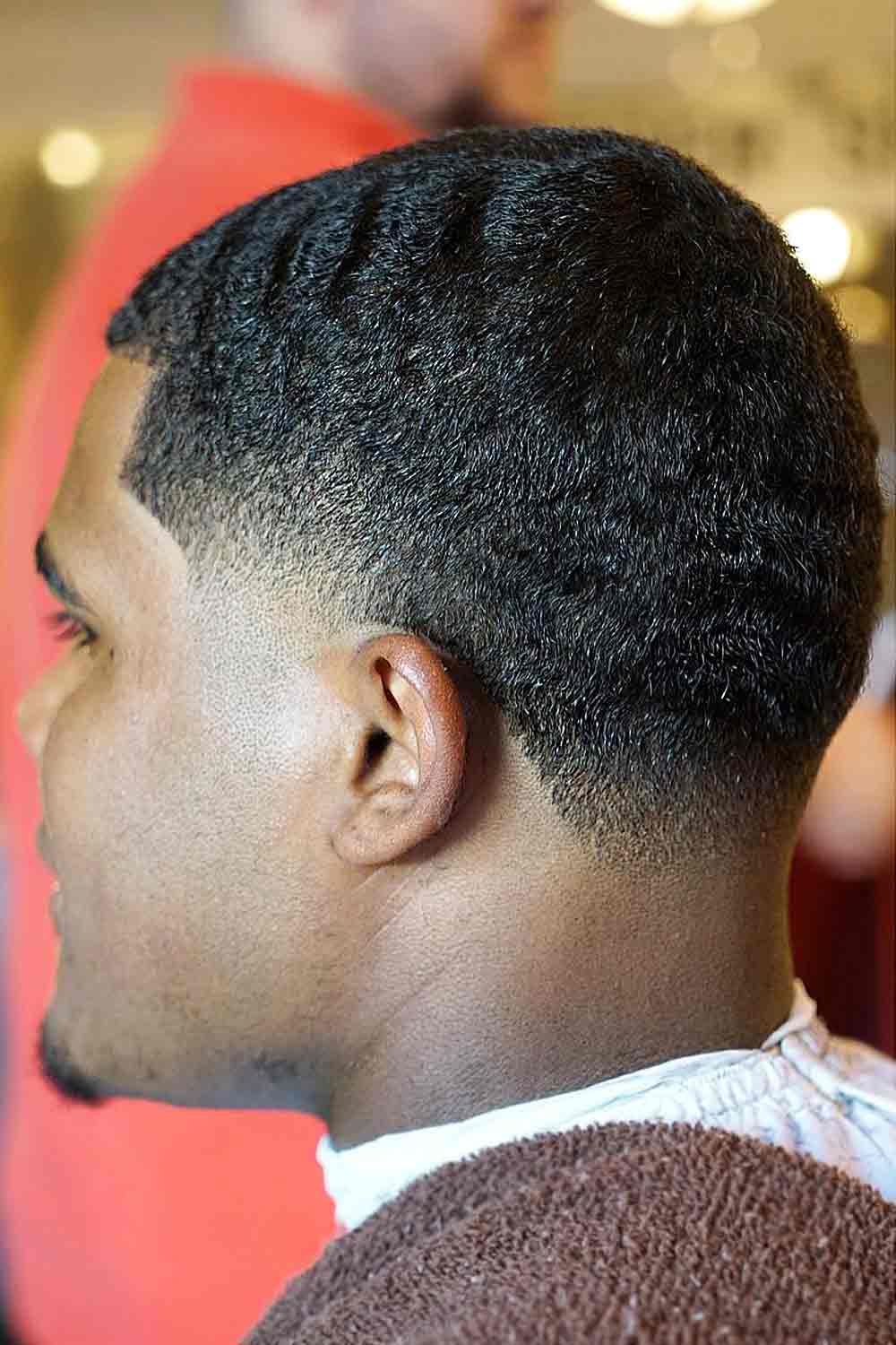 Buzz Cut Taper Fade With Curls #taperfadecurlyhair #taperfade #curlyhair #taper #fade