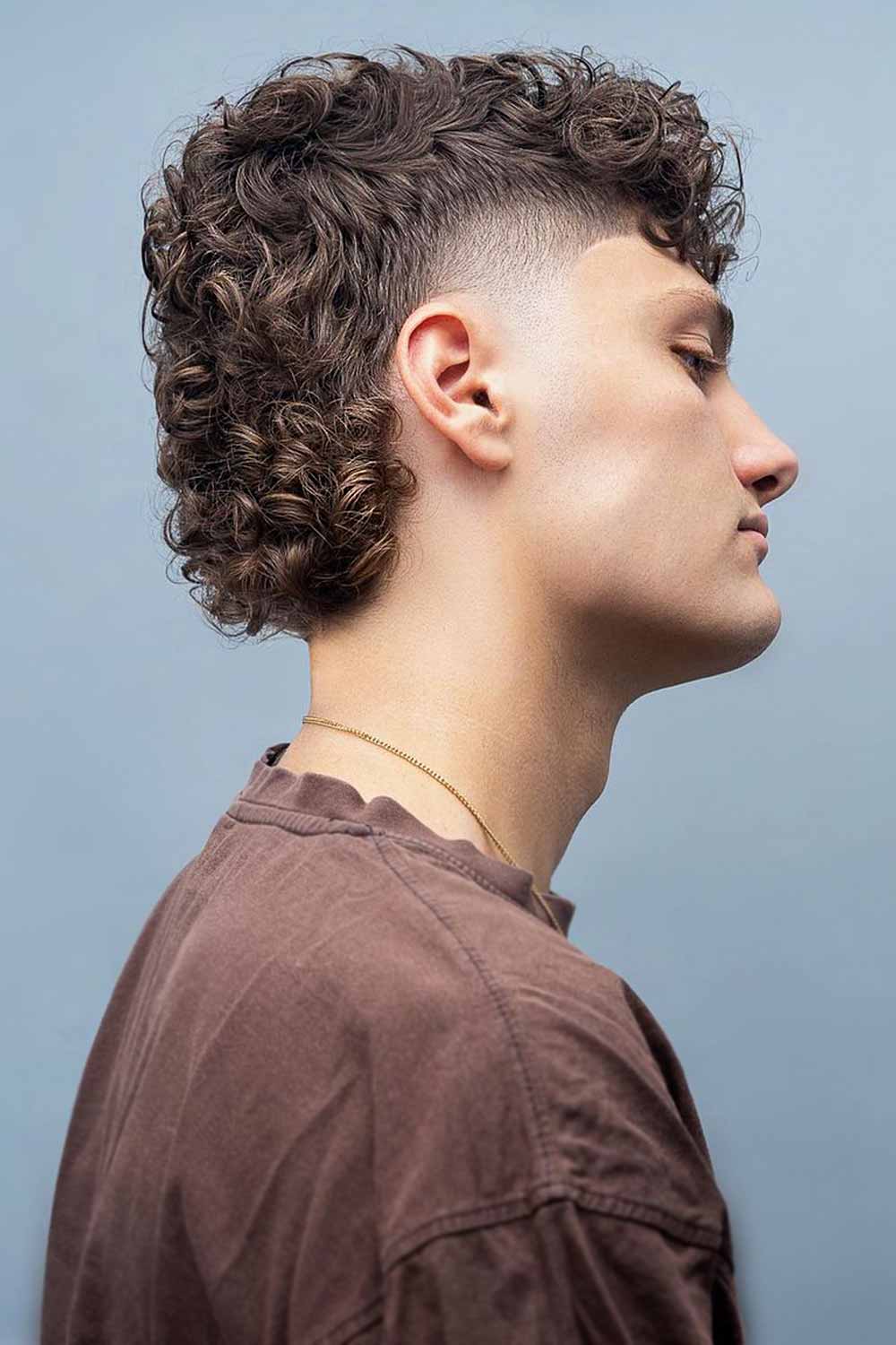 Mullet Fade #taperfadecurlyhair #taperfade #curlyhair #taper #fade