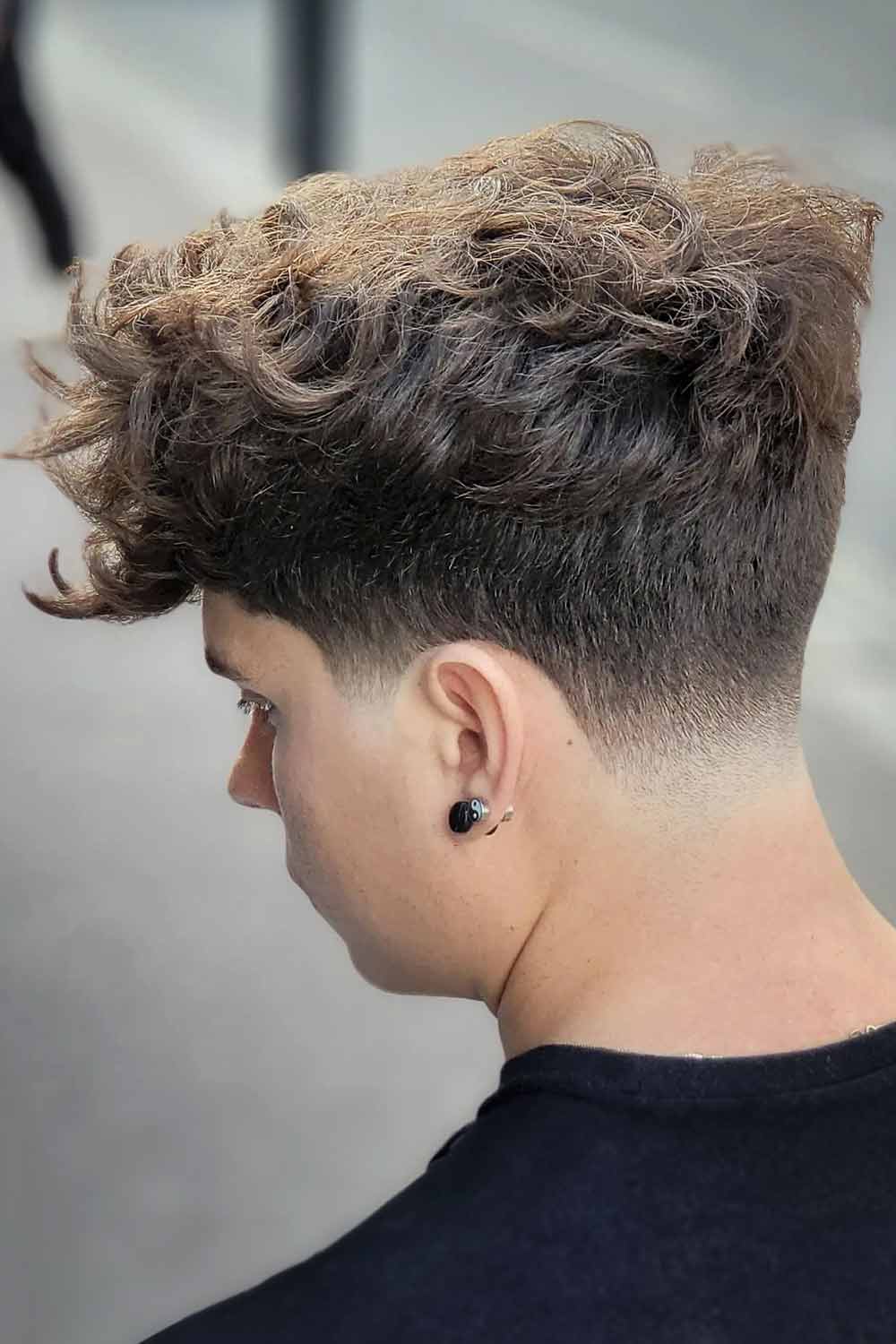 Low Taper Fluffy Hair Men #taperfadecurlyhair #taperfade #curlyhair #taper #fade