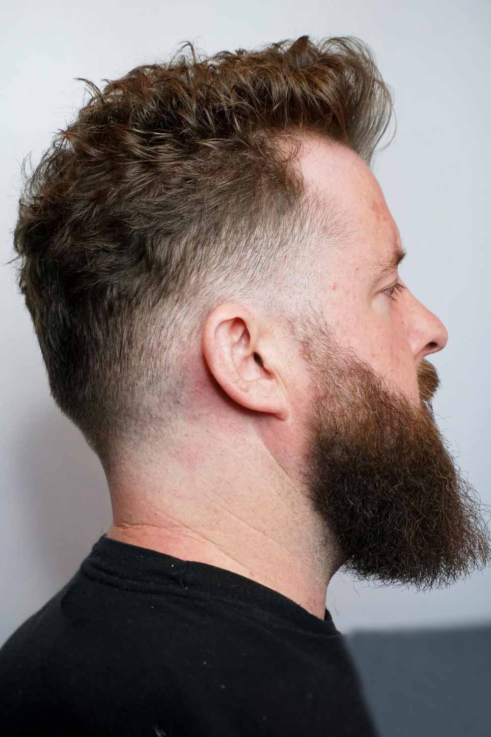 Pompadour Curly Taper Hair #taperfadecurlyhair #taperfade #curlyhair #taper #fade