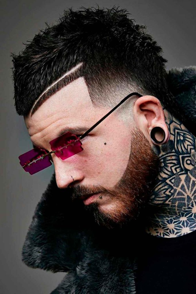 Taper Fade With Design #taperfade #taper #fade #taperfadehaircut