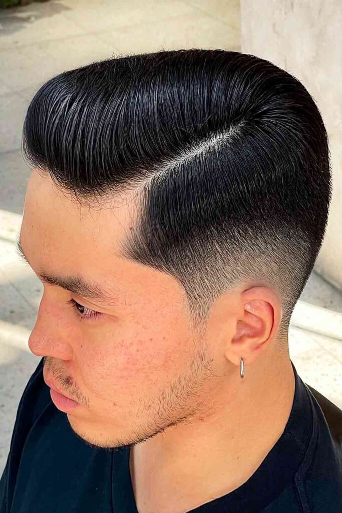 Tapered Side Part #taperfade #lowtaperfade #lowtaper