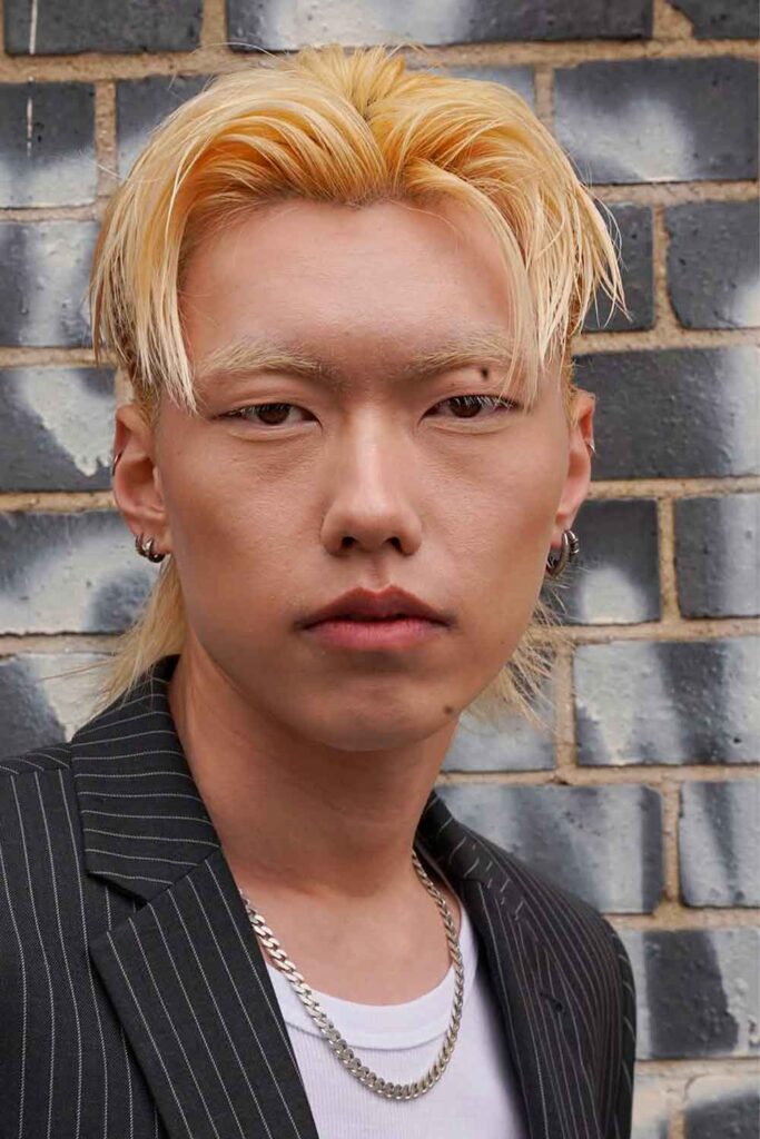 Bleached Asian Mullet