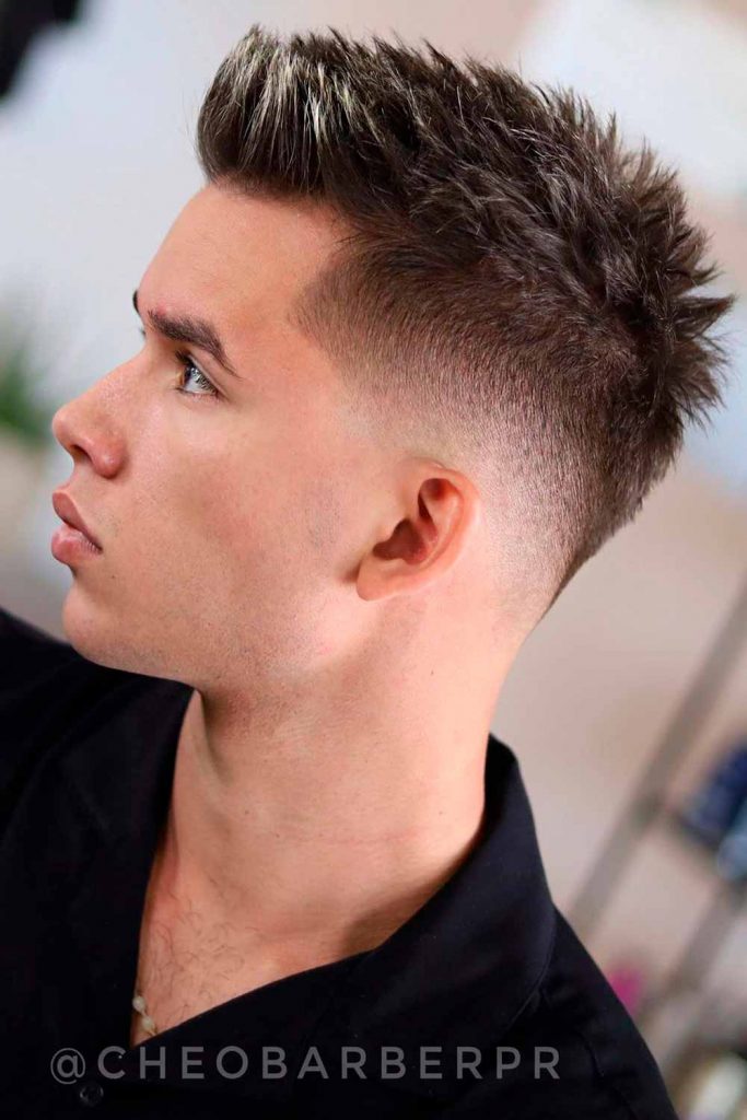 Faux Hawk With Highlights Teen Haircut #teenboyhaircuts #teenshaircuts #haircutsforteenageboy