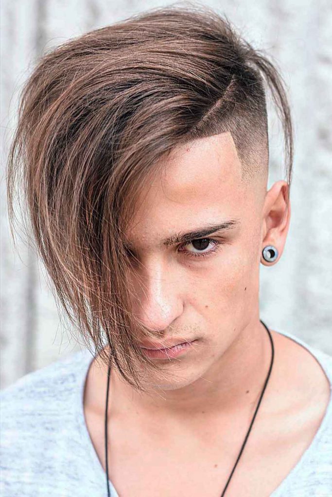 Undercut Long Bang For Teenage Guys #teenboyhaircuts #teenshairstyles #haircutsforteenboys