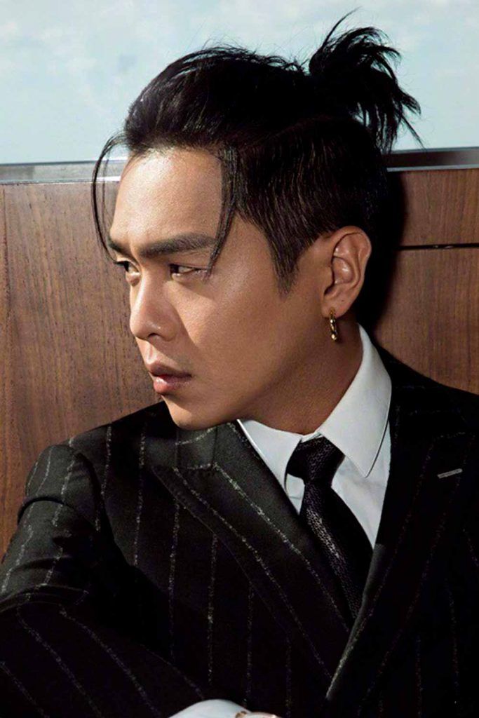 Undercut Ponytail #undercut #undercutmen #undercutlonghair #longhairundercut