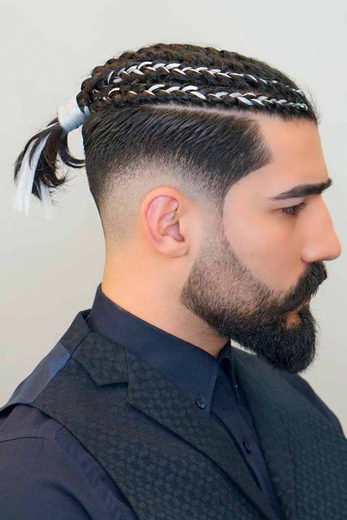 Cornrows Undercut Fade #undercut #undercutmen #undercutlonghair #longhairundercut