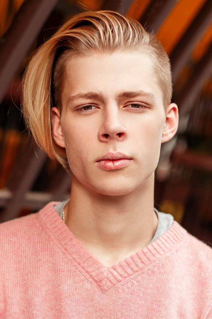 Side-Swept Undercut #undercut #undercutmen #undercutlonghair #longhairundercut