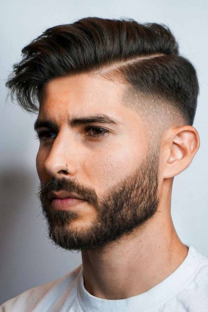 Comb Over Fade Haircut #undercuthairstyle #undercutformen #mensundercut #undercut