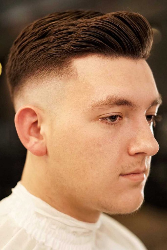 Undercut Fade With Side Quiff Men #undercuthairstyle #undercutformen #mensundercut #undercut