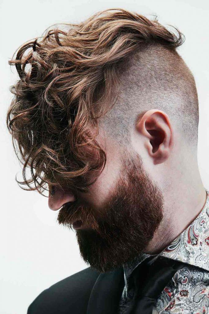 Undercut Curly Hair Fade #undercuthairstyle #undercutformen #mensundercut #undercut