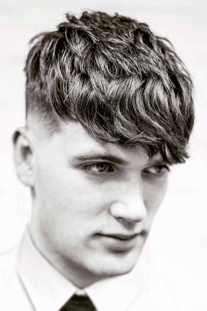 Forward Fringe + Undercut #wavyhairmen #menwithwavyhair #wavyhairstylesmen