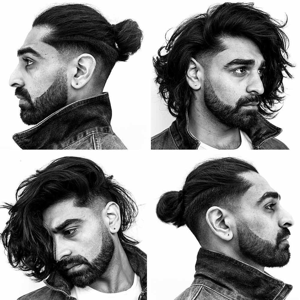 Shoulder Length Messy Waves #wavyhairmen #menwithwavyhair #wavyhairstylesmen